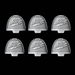 Legio Draconis Gravis Pads - Set of 6 - Archies Forge