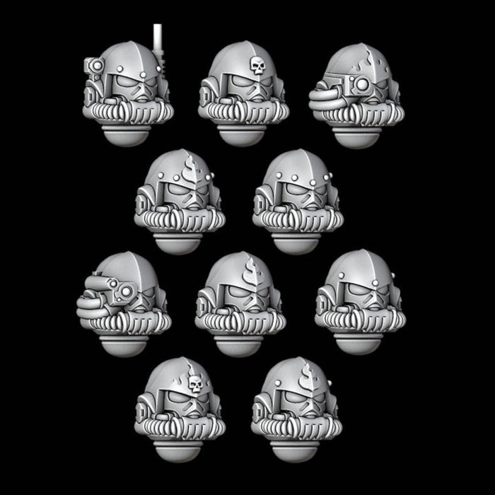 Legio Draconis Gravis Rebreather Helmets - Set of 10 - Archies Forge