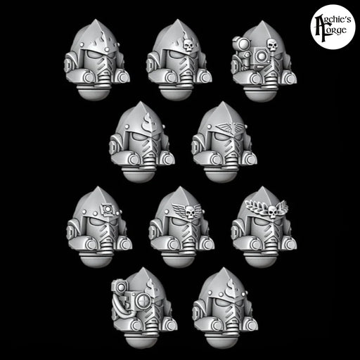 Legio Draconis Gravis Veteran Helmets - Set of 10 - Archies Forge