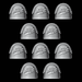 Legio Draconis MK4 Pads - Set of 10 - Archies Forge