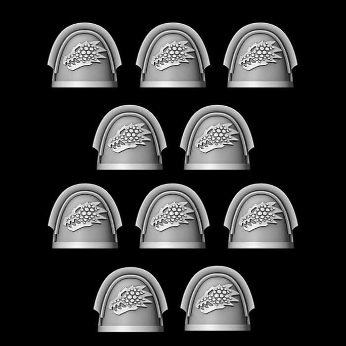 Legio Draconis MK7 Assault Pads - Set of 10 - Archies Forge