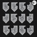 Legio Draconis Tilting Shields - Set of 12 - Archies Forge