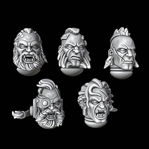 Legio Fenris Bare Heads - Set of 5 - Archies Forge