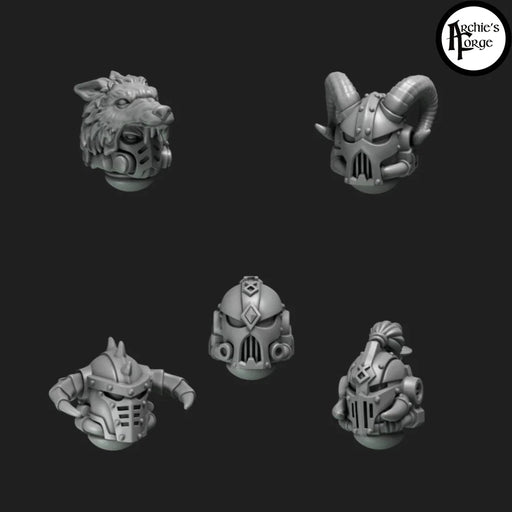 Legio Fenris Helmets - Set of 5 - Archies Forge