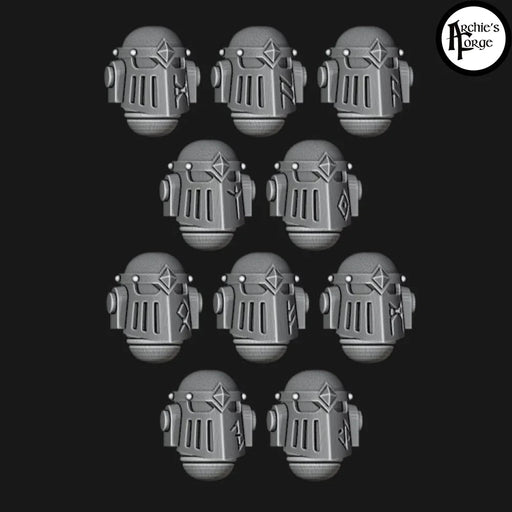 Legio Fenris MK2 Runic Helms - Set of 10 - Design 2 - Archies Forge