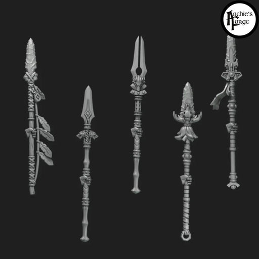 Legio Fenris One Handed Power Spears - Left Handed - Set of 5 - Archies Forge