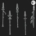 Legio Fenris One Handed Power Spears - Right Handed - Set of 5 - Archies Forge