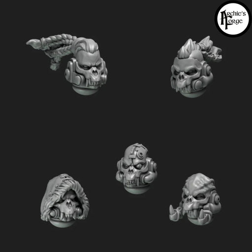 Legio Fenris Reaver/ / Hunter Heads - Set of 5 - Archies Forge