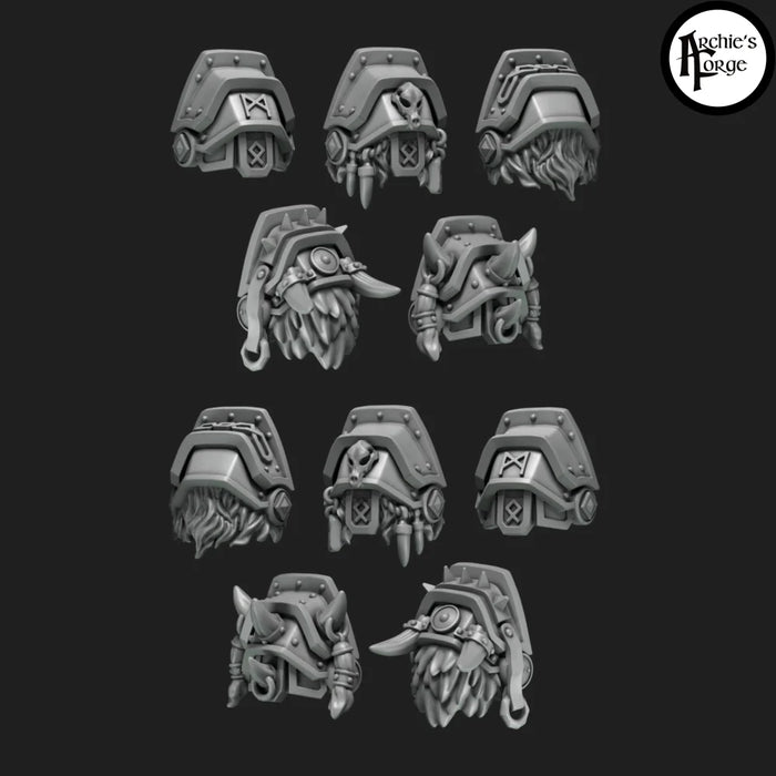 Space Wolves Reinforced Pads - Set of 10 - Archies Forge