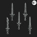 Space Wolves Swords - Left Handed - Set of 5 - Archies Forge