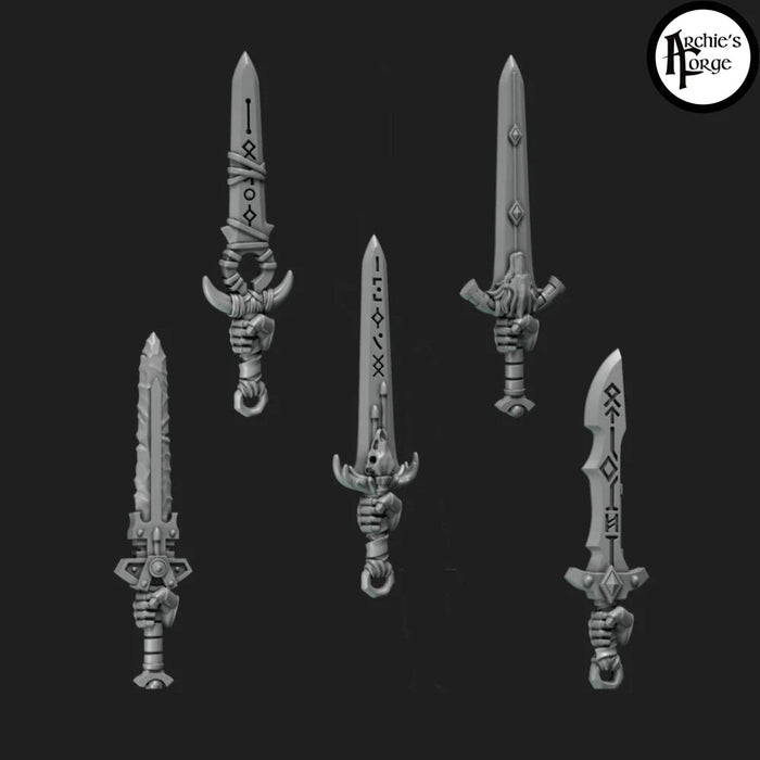 Legio Fenris Swords - Right Handed - Set of 5 - Archies Forge