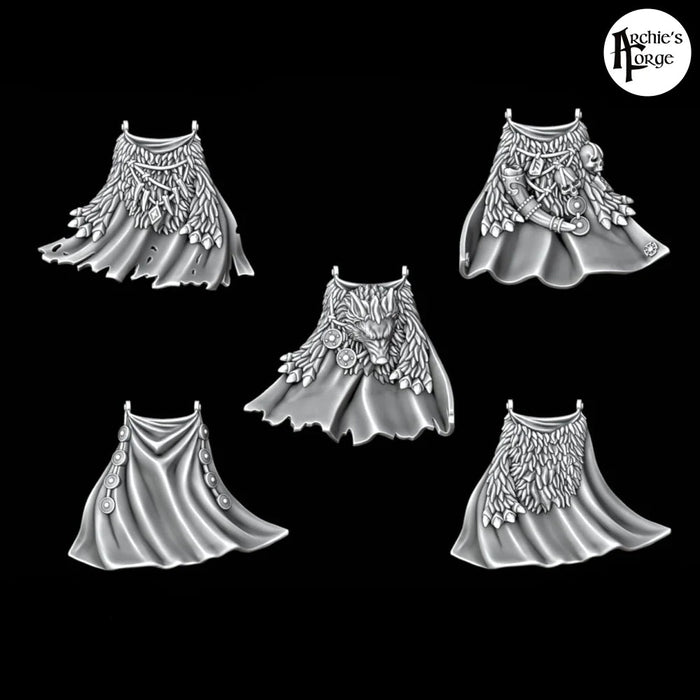 Legio Fenris Terminator Capes - Set of 5 - Design 1 - Archies Forge