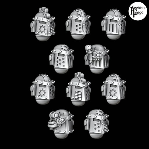 Legio Ferrus MK3 Helms - Set of 10 - Archies Forge