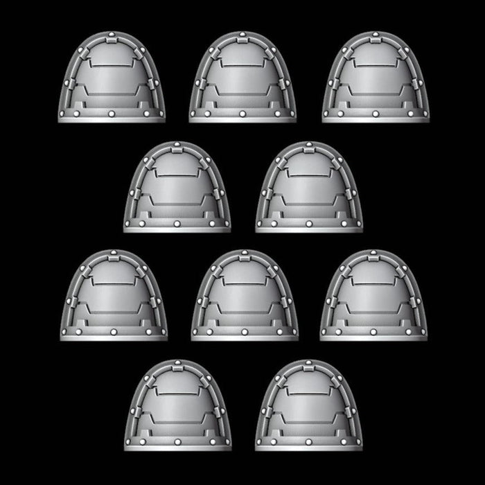 Legio Ferrus Veteran Plain MK2 Pads - Set of 10 - Archies Forge