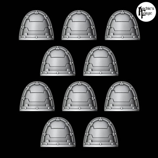 Legio Ferrus Veteran Plain MK2 Pads - Set of 10 - Archies Forge