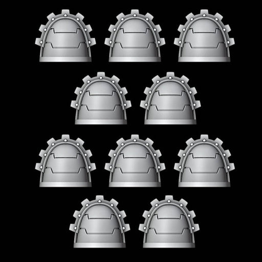 Legio Ferrus Veteran Plain MK7 / MK10 Pads - Set of 10 - Archies Forge