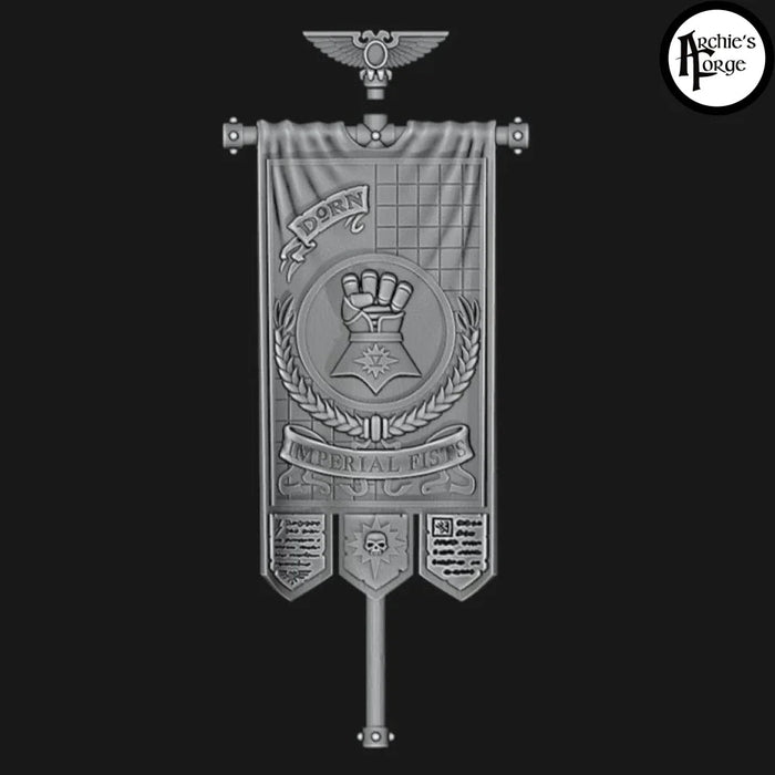 Legio Fist - Imperial - 5th Company Banner - Archies Forge