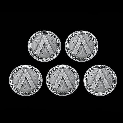 Legio Hellas - Spartan Oval Shield - Set of 5 - Archies Forge