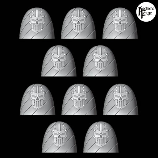 Legio Iron - Hazard Stripes - MK6 - Set of 10 - Archies Forge