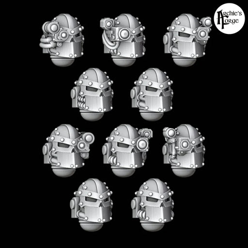 Legio Iron Helmets - Set of 10 - Archies Forge