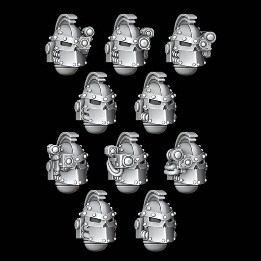 Legio Iron Helmets - Small Crest - Set of 10 - Archies Forge