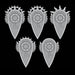 Legio Sanguine - Bladeguard Storm Shields - Set of 5 - Archies Forge