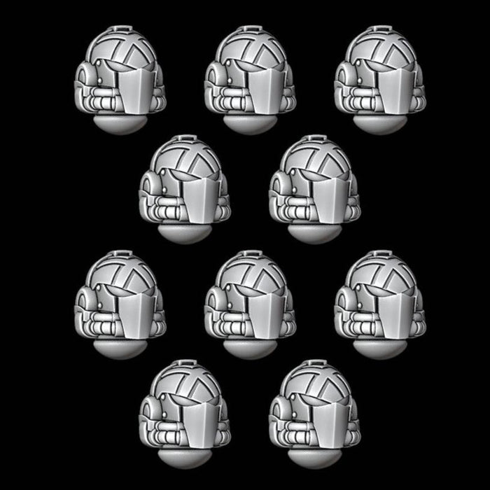 Legio Sanguine Death Company Helmets - Set of 10 - Archies Forge