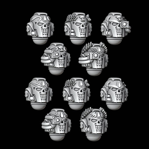 Legio Sanguine Greek Skull Veteran Helmets - Set of 10 - Archies Forge
