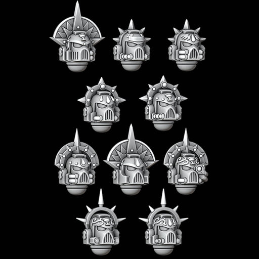 Legio Sanguine MK7 Crowned Helmets - Set of 10 - Archies Forge