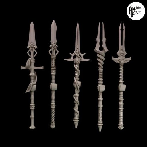 Legio Sanguine - Power Spears - Set of 5 - Left Handed - Archies Forge