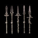 Legio Sanguine - Power Spears - Set of 5 - Right Handed - Archies Forge