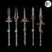 Legio Sanguine - Power Spears - Set of 5 - Right Handed - Archies Forge