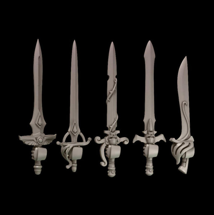 Legio Sanguine - Power Swords - Set of 5 - Left Handed - Archies Forge