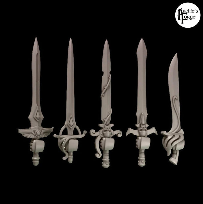 Legio Sanguine - Power Swords - Set of 5 - Left Handed - Archies Forge