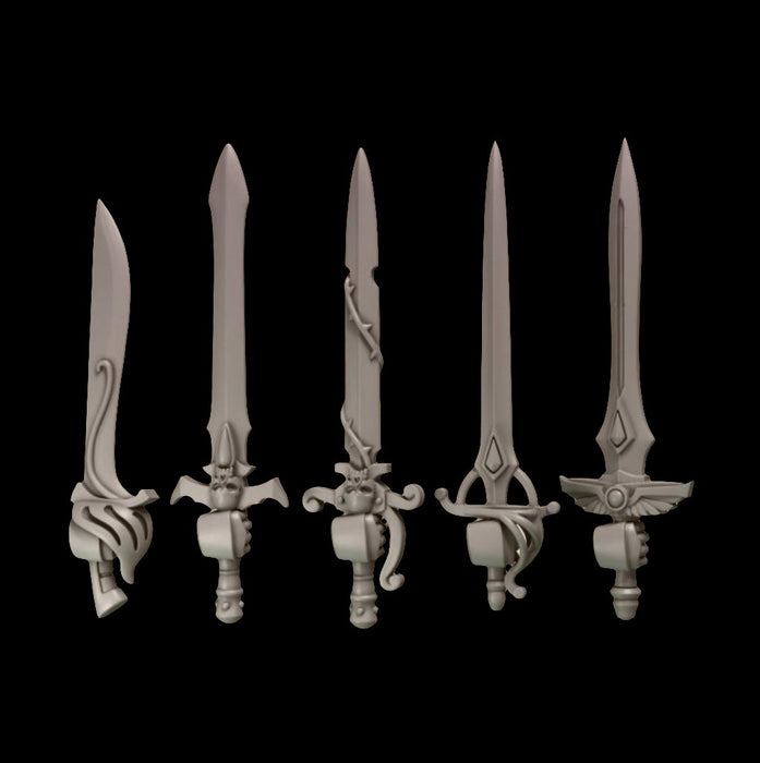 Legio Sanguine - Power Swords - Set of 5 - Right Handed - Archies Forge