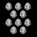 Legio Sanguine Retro Death Company Helmets - Set of 10 - Archies Forge