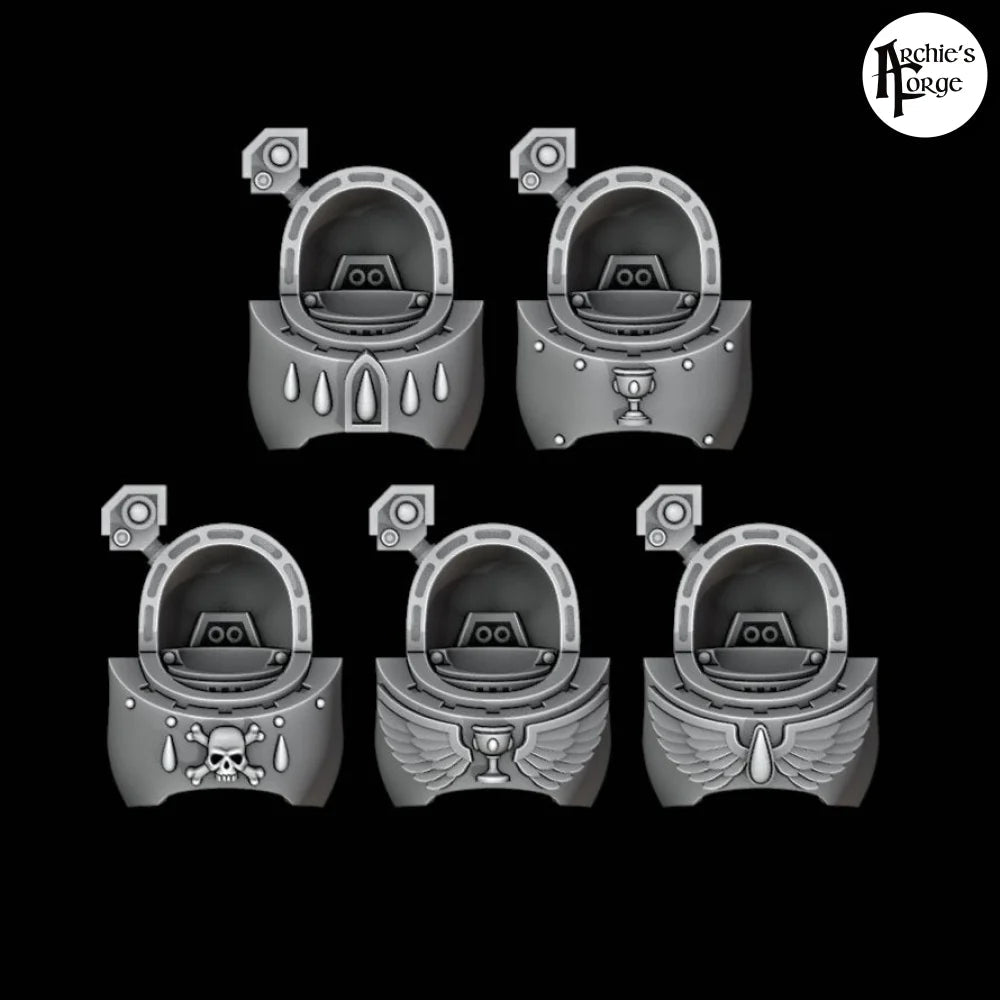 Legio Sanguine Terminator Torsos - Set of 5 - Design 2 – Archies Forge