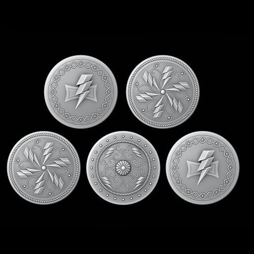 Legio Storm Shields - Set of 5 - Left Handed - Archies Forge