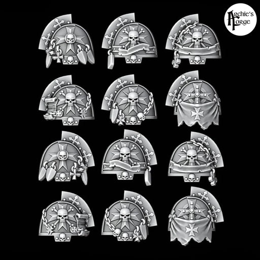 Legio Templaris Aggressor / Gravis Pads - Set of 12 - Archies Forge