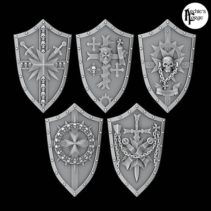 Legio Templaris - Bladeguard Storm Shields - Set of 5 - Archies Forge