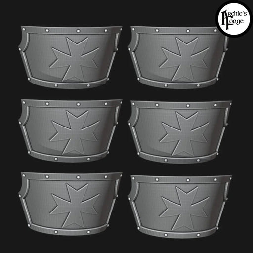 Legio Templaris Centurion Pads - Set of 6 - Archies Forge