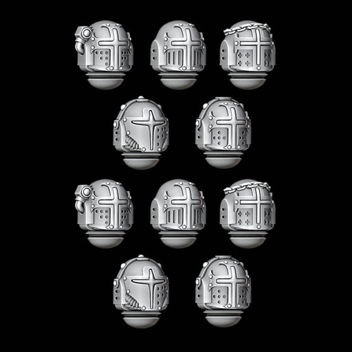 Legio Templaris Crusader Helmets - Set of 10 - Archies Forge