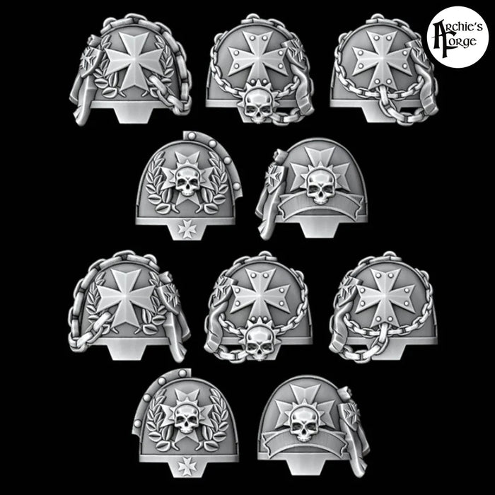 Legio Templaris Gravis Pads - Set of 10 - Archies Forge