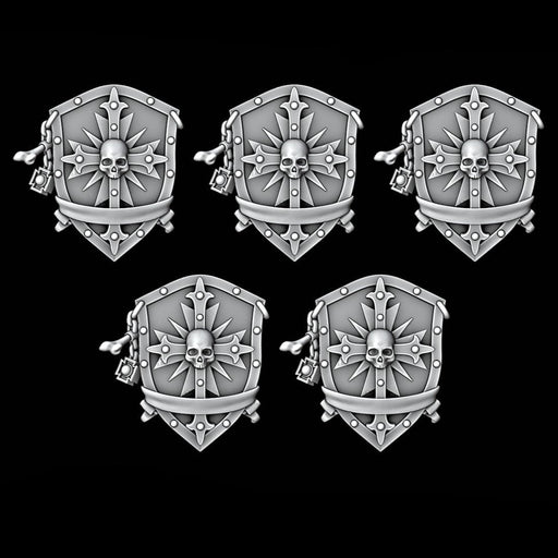 Legio Templaris - Shields - Set of 5 - Left Handed - Archies Forge