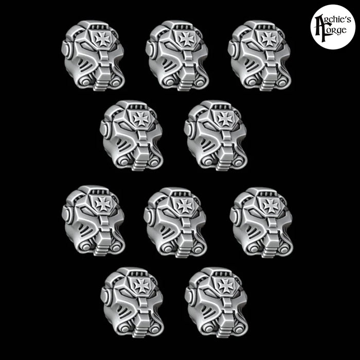 Legio Templaris Terminator Helmets - Set of 10 - Archies Forge