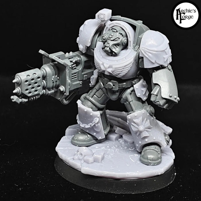 Legio Templaris Terminator Shin and Hip Plates - Set of 5 - Archies Forge