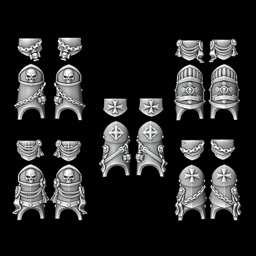 Legio Templaris Terminator Shin and Hip Plates - Set of 5 – Archies Forge