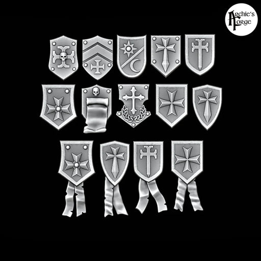 Legio Templaris Tilting Shields - Set of 14 - Archies Forge