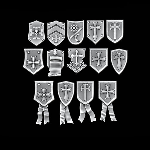 Legio Templaris Tilting Shields - Set of 14 - Archies Forge
