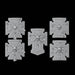 Legio Templaris - Vanguard Veteran Storm Shields - Set of 5 - Archies Forge